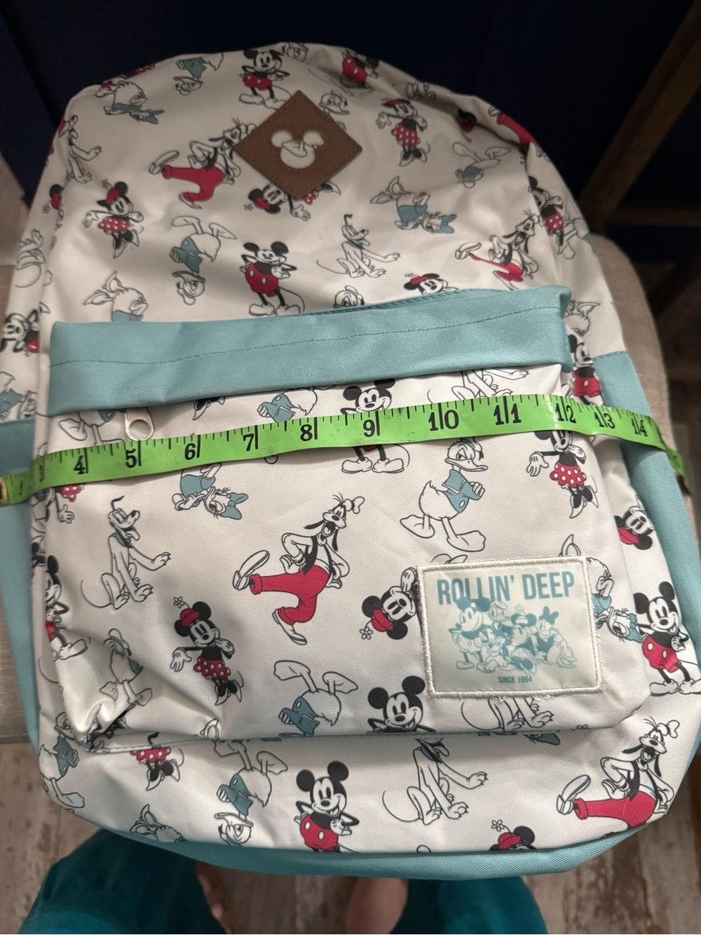 Disney Teal and Cream Backpack - Picture 4 of 5